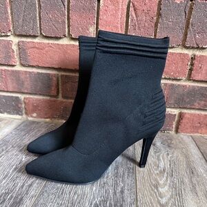 🛍️ NEW  MIA black knit boots (3.5” heels) Size 6 1/2